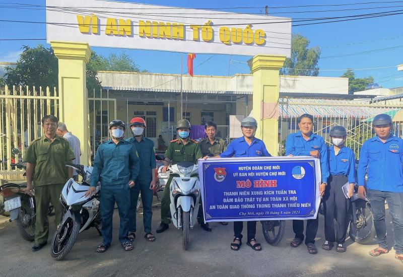 Ra mắt mô hình “Thanh niên xung kích tuần tra đảm bảo trật tự an toàn xã hội, an toàn giao thông trong thanh niên”