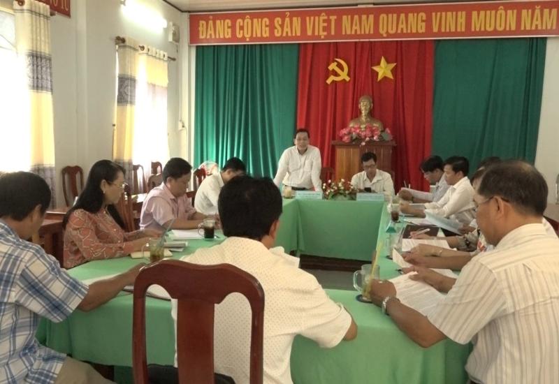 Ban tuyên giáo Huyện ủy Chợ Mới kiểm tra giám sát công tác Tuyên giáo  và giáo dục lý luận chính trị năm 2023