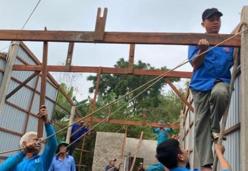 MỸ HỘI ĐÔNG: 3 NĂM CẤT 245 CĂN NHÀ CHO NGƯỜI NGHÈO