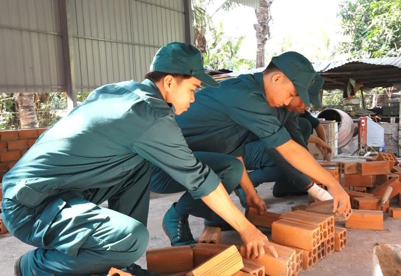 Tết Quân - Dân 2025 Mỹ Hội Đông được hỗ trợ sửa chữa 3 căn nhà
