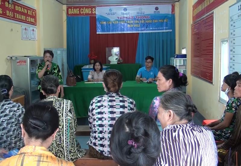 Tuyên truyền chăm sóc sức khỏe cho hội viên phụ nữ
